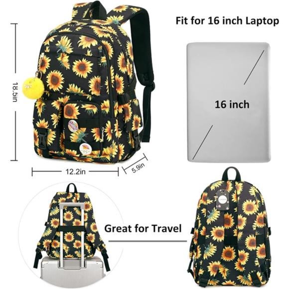 Laptop Backpacks 15.6 in  Backpack Anti Theft Travel Daypack Large Book bag main image 4